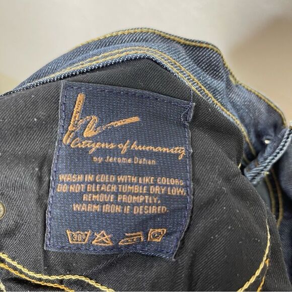 Citizens of Humanity Dark Wash Paley Stretch Ankle Jeans 29 - Picture 6 of 8